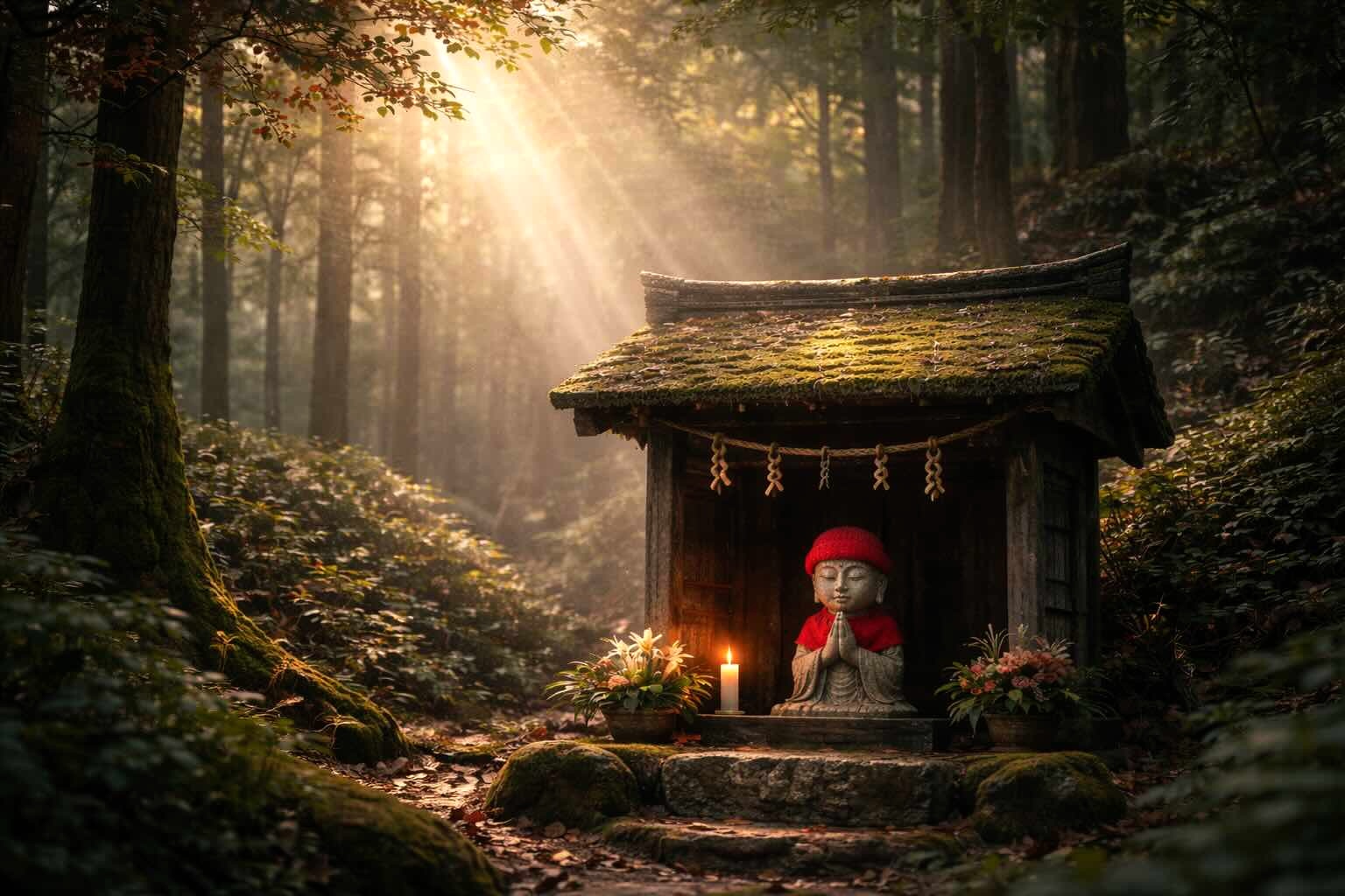 NFT Digital Talisman PowerFul JIZO in the deep mountains of Japan