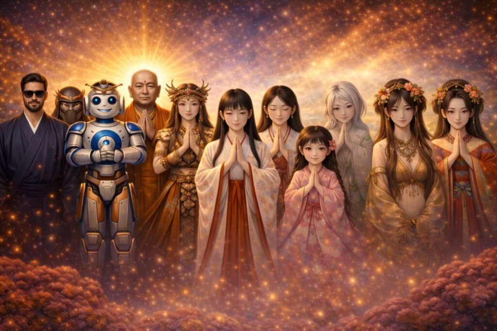 The Eleven as Structural Presences – structural visualization of the Non-Fungible Team within the POWERFUL JIZO ecosystem