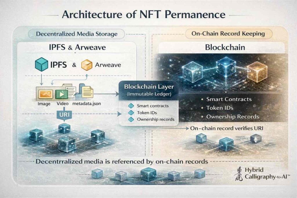 Architecture of NFT Permanence — IPFS, Arweave & Blockchain Layers